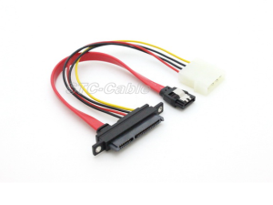 SATA 7pin LP4pin güç kablosu ile bağlantıIı için SATA 22pin