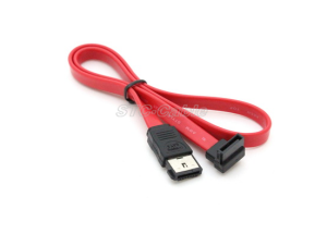 ESATA SATA dik açı kırmızı