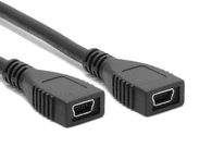 Mini USB-B tipi 5Pin Femle Mini kadın USB 2.0 uzatma kablosu için