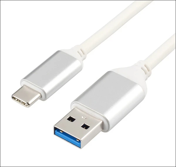 C USB 3.1 USB 3.0 alaşım alüminyum Metal eşitleme ücret veri kablosu için yazın