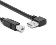 Dik açı USB2.0 bir erkek USB B Erkek yazıcı kablosu